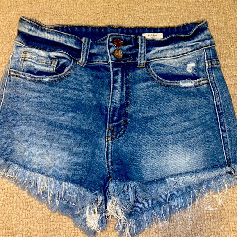 Jean shorts stretchy